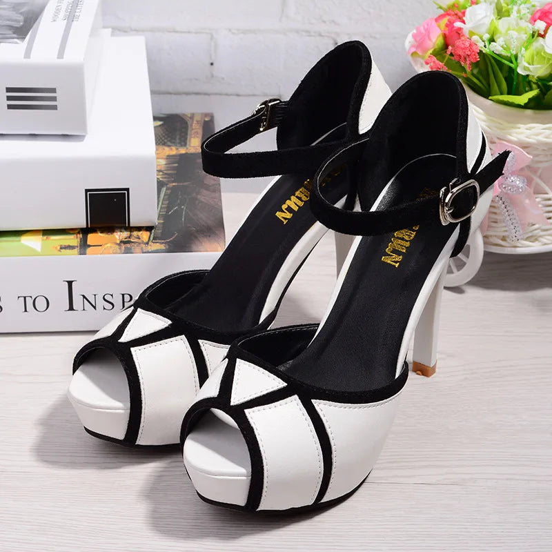 Classic Buckle High Heels