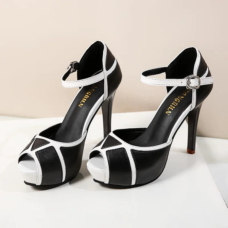 Classic Buckle High Heels